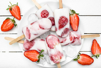 甜品｜植物奶莓果冰
